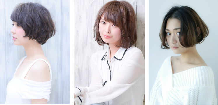髪型[ショートボブ]前髪ありのレディースヘア！｜前髪あり【ショートボブ】厳選【５選】